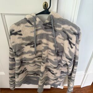 P.J. Salvage Gray Camo Hoodie